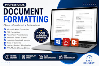microsoft word documents, pdfs, and powerpoint presentations