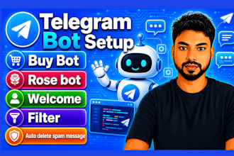 be telegram bot setup for your crypto project