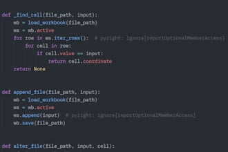 automate simple excel tasks for you