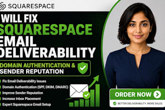 fix squarespace email deliverablity domain authentication sender reputation