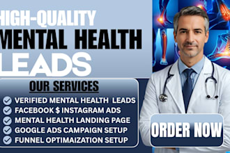 15 verified mental health leads generation daily via google ads facebook ads