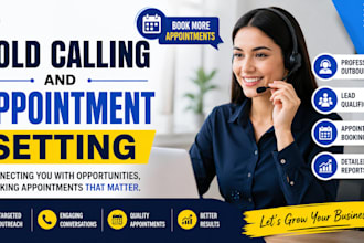make outbound calls and book qualified appointments