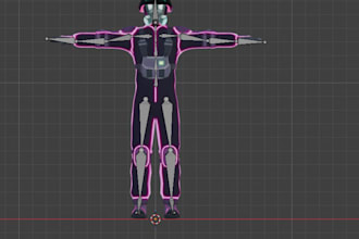 3d character model with rigs if needed