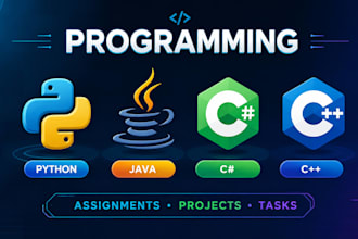be your expert programming database python java and sql assignment developer