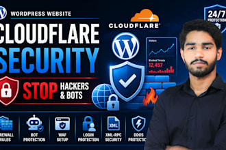 setup cloudflare firewall rules for wordpress security
