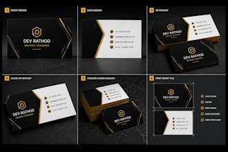 design a modern, poste and premium business card