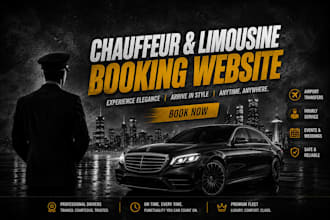 taxi website, limousine website, chauffeur website, taxi booking, limo, vtc
