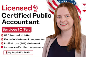 prepare sign CPA letter financial statement audit  write mortgage notary letter