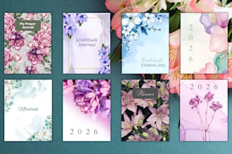 design low content book interior and cover for amazon KDP