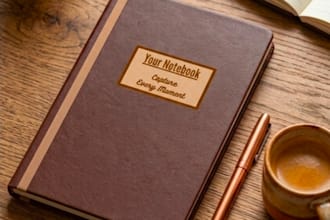 design a premium digital notebook or planner for canva and goodnotes