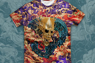 create streetwear t shirt design graphic for your brand