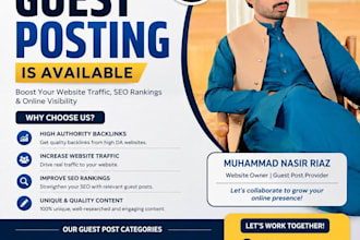 publish guest posts on high authority websites