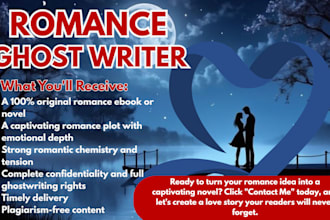 ghostwrite romance, dark, paranormal, contemporary, romance fiction novel,