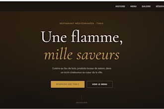 create a modern landing page for your business