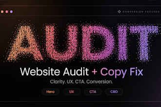 audit your website and rewrite your homepage copy for better conversions