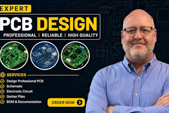do schematic design, pcb design, 3d enclosure, circuit design, pcb enclosure