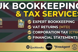 do UK bookkeeping, vat returns and accounts in xero, freeagent or quickbooks