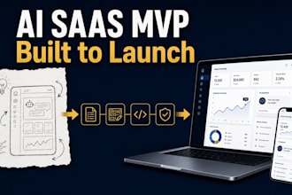 be your full stack web and app developer for your mvp launch