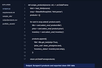 scrape ecommerce product data using python