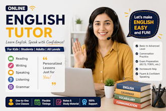 teach basic english for kids and teenagers