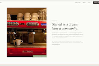 create a slick and modern front end website