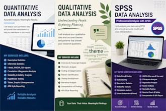 professional quantitative data analysis for your reseach