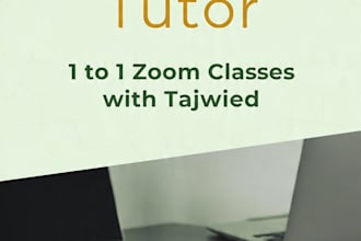 teach quran with tajweed for kids and adults on zoom