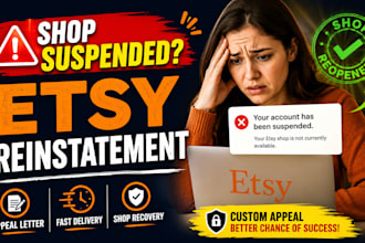 etsy reinstatement etsy suspension etsy reopen etsy appeal letter
