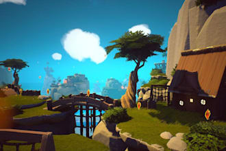 create a 3d game for you