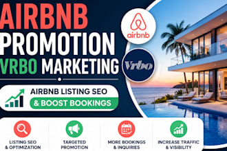 do airbnb promotion vrbo marketing airbnb listing SEO and boost bookings