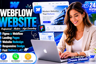 develop a webflow website from figma or redesign your webflow site
