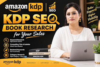 amazon kdp seo for book ranking and sales