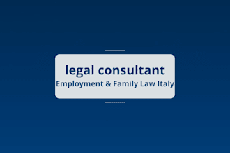 provide legal advice on employment and family law in italy