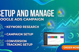 setup and manage google ads campaigns