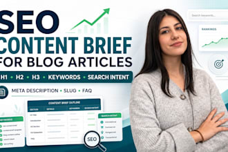 create an SEO content brief for your blog article
