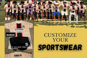 design and manufacture custom sublimation sports jerseys and uniforms