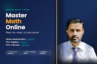 be your personal math tutor for basic math, pre algebra, and pre calculus