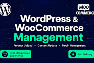 manage your wordpress or woocommerce ecommerce website