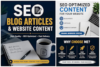 seo blog articles and website content writing