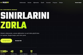 design and develop a modern responsive landing page