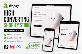 build a viral shopify landing page for tiktok trending gadgets