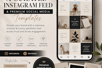 design premium instagram feed templates