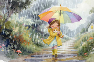 draw whimsical watercolor children story book illustrations picture book covers