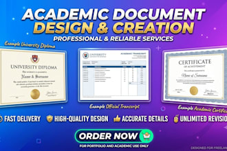 replicate any design, or make document or photoshop academic document