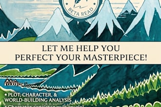 be your versatile beta reader for any genre or fiction story