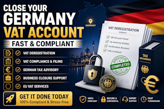 handle germany vat deregistration and close vat account fast
