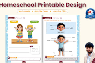 design custom homeschool printables, worksheets, and learning pdfs
