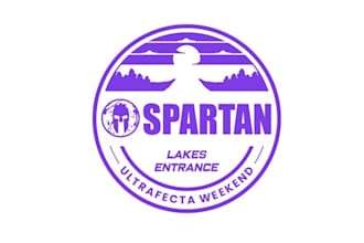 make spartan location logo with lakes entrance
