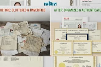 design a professional ged certificate or transcript, ielts certificate
