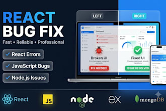 fix bugs in react javascript node js website